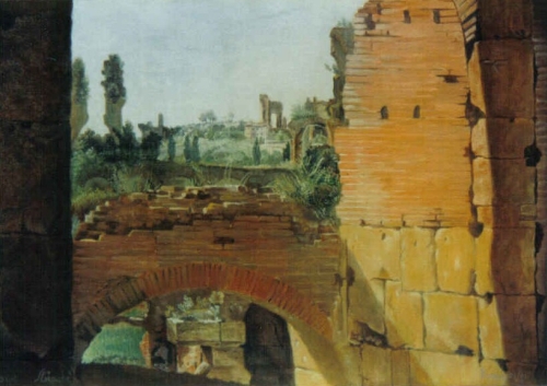 Copia da Ernest Fries ” Veduta dal Colosseo”